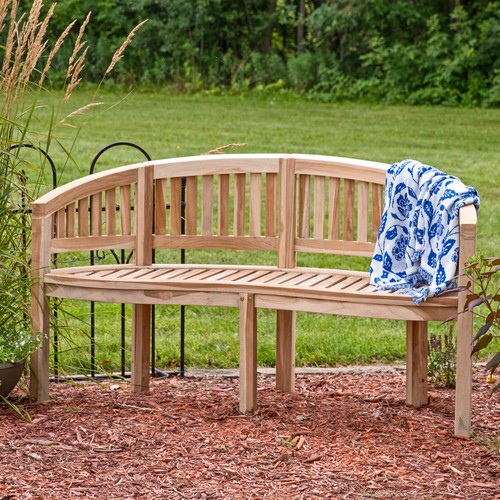 Curved teak wood - teak, outdoor